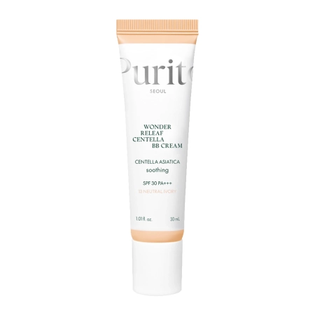 Purito Seoul - Wonder Releaf Centella BB Cream SPF 30 PA+++ #13 Neutral Ivory - BB Krém Ázsiai Gázlóval - 30ml