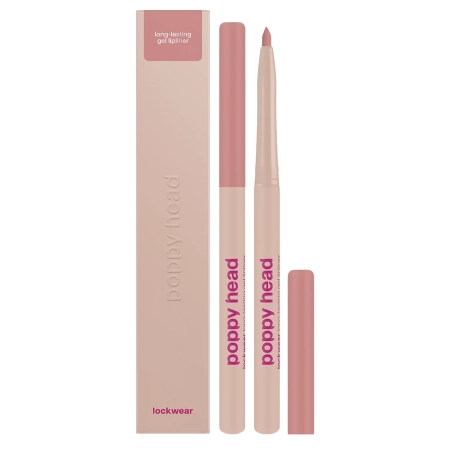 Poppy Head - Lockwear Long-Lasting Gel Lipliner - Hosszantartó Zselés Szájkontúrceruza - 03 Nude Alarm - 0,6g