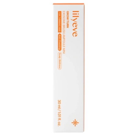 lilyeve - Grow:Turn Exosome Brush Ampoule - Erősítő Hatású Fejbőr Ampulla - Mini - 30ml