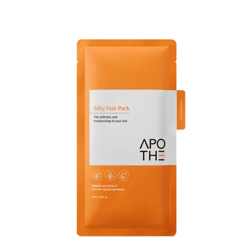 APOTHE - Silky Hair Pack - Intenzív Hidratáló Maszk Száraz és Sérült Hajra - 35ml