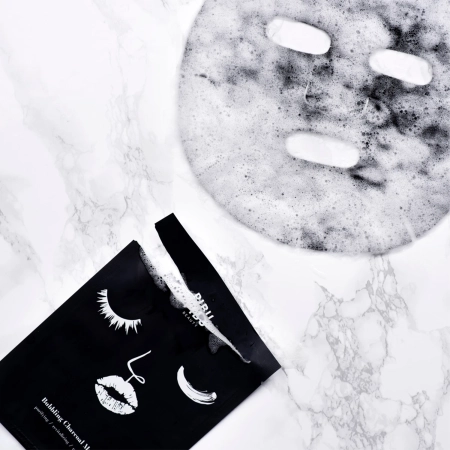 PIBU Beauty - Bubbling Charcoal Mask - Tisztító Fátyolmaszk - 27ml