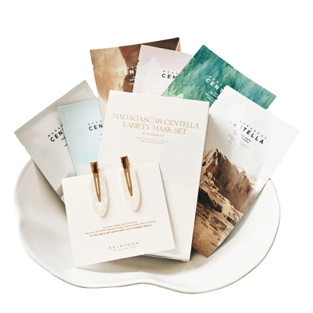 Dr. Althea - Aqua Blue Hydration Mask - 6 Darabos Fátyolmaszk Szett - 23ml + 25ml + 22ml + 23ml + 24ml + 25ml