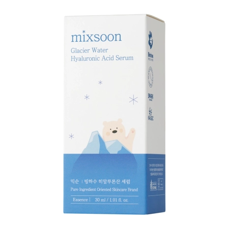 Mixsoon - Glacier Water Hyaluronic Acid Serum - Arcszérum Hialuronsavval és Gleccservízzel - 30ml