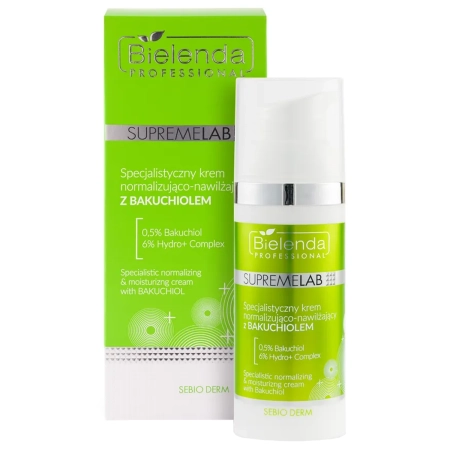Bielenda Professional - Supremelab - Sebio Derm - Normalizáló és Hidratáló Krém Bakuchiollal - 50ml