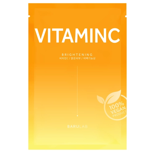 Barulab - The Clean Vegan Vitamin C Mask - Ragyogtató Fátyolmaszk - 1db/23g