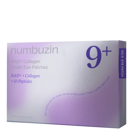 Numbuzin - No.9 NAD Collagen Under Eye Patches - Kollagénes Szemkörnyék Tapaszok Koenzim NAD+-szal - 5db