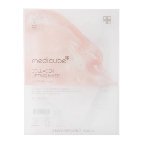 Medicube - Collagen Lifting Mask - Feszesítő Hatású Kollagénes Arcmaszk - 1db/27g