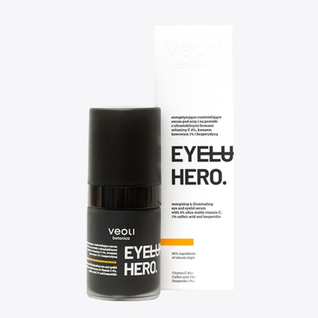 Veoli Botanica - Eyeluminate Hero - Energetizáló ésRagyogtattápláló szemszérum a C-vitamin ultrastabil formáival - 15ml