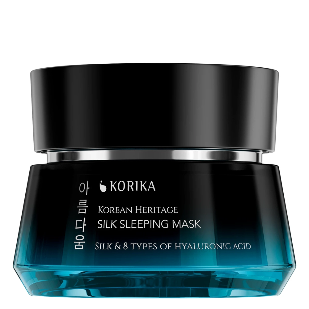 KORIKA - Korean Heritage Silk & 8 Types of Hyaluronic Acid Silk Sleeping Mask - Hidratáló Hatású Éjszakai Arcmaszk - 50ml