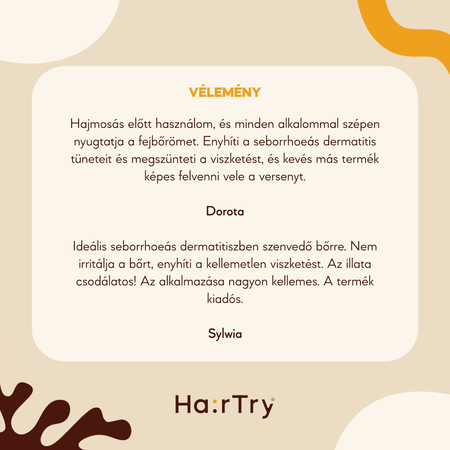 HairTry - Hydrate Hero - Hidratáló és Nyugtató Fejbőrápoló NMF Komplexszel és Ektoinnal - 100ml