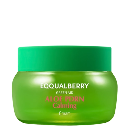 EQQUALBERRY - Aloe PDRN Calming Cream - Nyugtató Krém Aloe Verával és PDRN-nel - 50ml