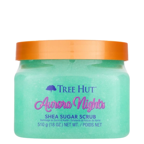 Tree Hut - Shea Sugar Scrub Aurora Nights - Cukros Testradír Aurora Nights - 510g