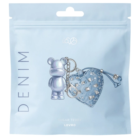 LOVRO - Denim Sugar Teddy Shimmer Lipgloss - Szájfény Csillámmal - 01 Heart Drop - 1,4g