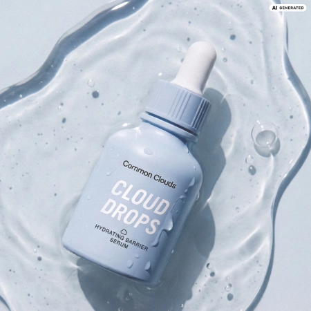 Common Clouds - Cloud Drops Hydrating Barrier Serum - Hidratáló Hatású Barrier Szérum - 30ml