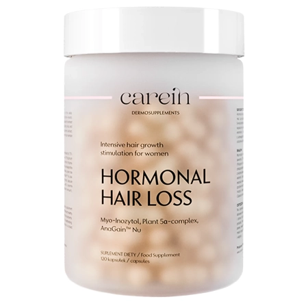 Carein - Hormonal Hair Loss - Étrend-kiegészítő - Hormonális Hajhullás - 120 kapszula