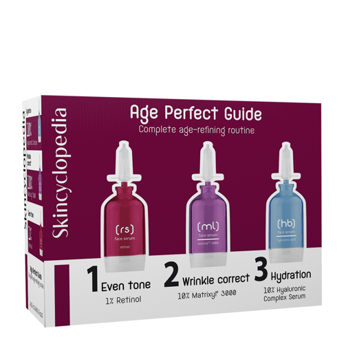 Skincyclopedia - Age Perfect Guide Set - Ránctalanító Arckezelés - 3x15ml