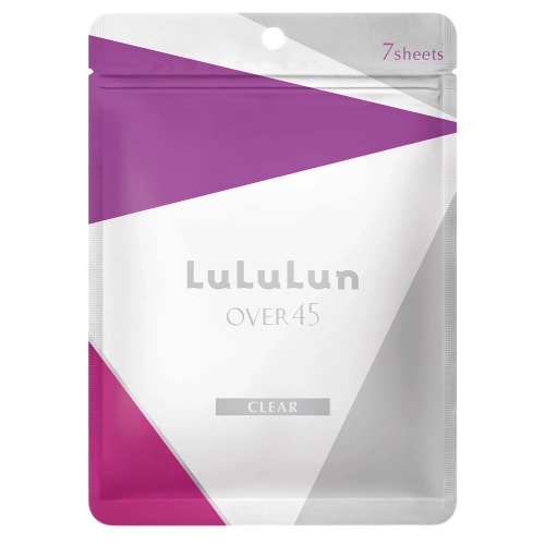 LuLuLun - Over 45 Clear Sheet Mask - Ragyogást Visszaállító Fátyolmaszk Készlet - 7db