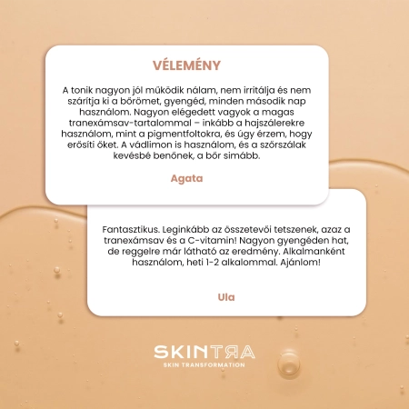 SkinTra - Brightoner - Egész Évben Használható 9%-os Savas Tonik - 100ml