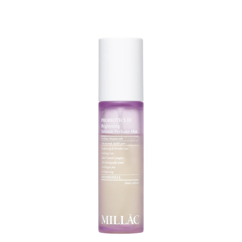 MILLAC - Probiotics III Brightening Intimate Perfume Mist - Probiotikus Illatosító Permet Intim Területekre - Bombshell - 50ml