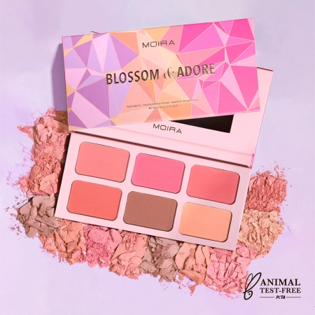 Moira - Blossom & Adore Palette - Arcpirosító Paletta - 6x5,6g