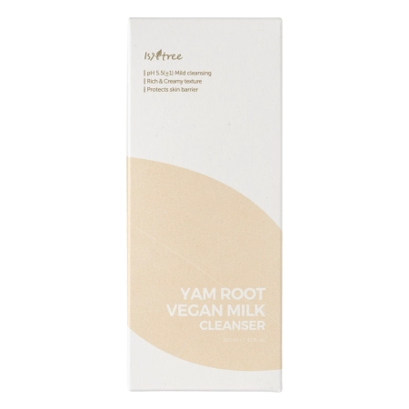 Isntree - Yam Root Vegan Milk Cleanser - Nyugtató Arctisztító Tej - 220ml