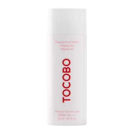 Tocobo - Vita Tone Up Sun Cream SPF50+ PA++++ - Bőrkiegyenlítő UV-szűrős Krém - 50ml