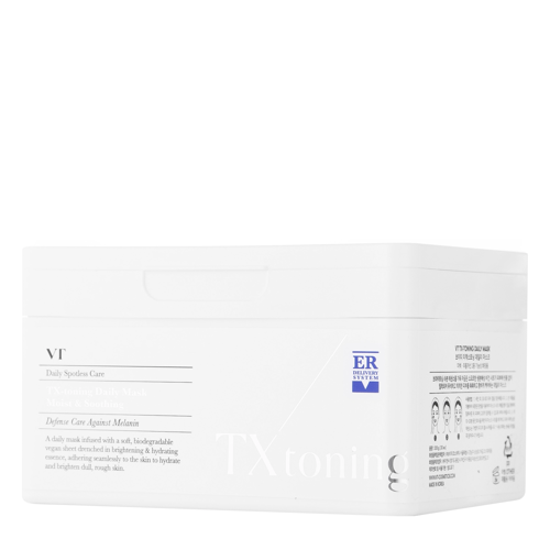 VT Cosmetics - TX-toning Daily Mask - Világosító Fátyolmaszk Készlet - 30db/320g
