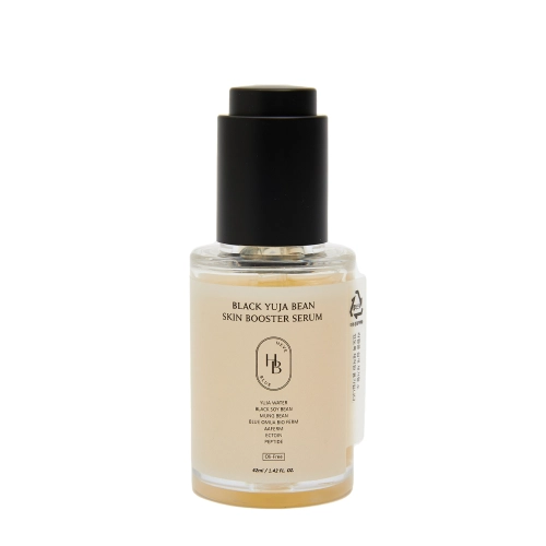 HEVEBLUE - Black Yuja Bean Skin Booster Serum - Hidratáló és Revitalizáló Arcszérum - 42ml