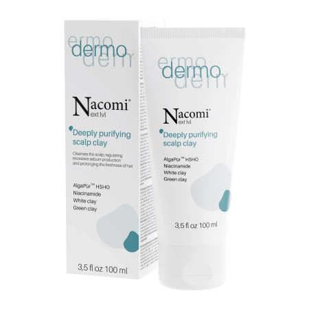 Nacomi - Dermo - Fejbőr Hámlasztó Agyag - 100ml