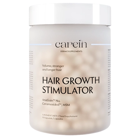 Carein - Hair Growth Stimulator - Étrend-kiegészítő - Túlzott Hajhullás Ellen - 90 kapszula