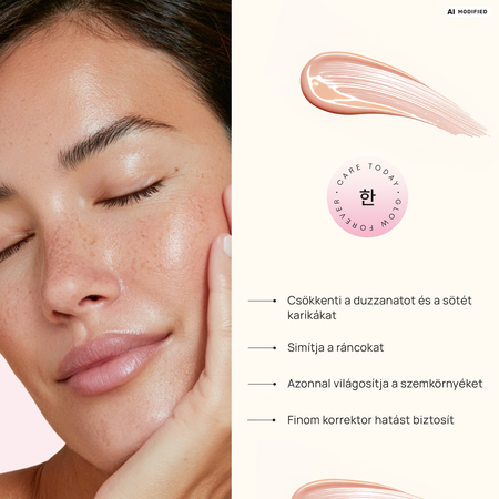 HanGlow - Darkless - Pink BB Eye Cream - Bőrápoló Szemkrém-Korrektor - 15ml