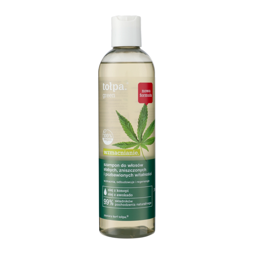 Tołpa - Green - Erősítés - Sampon Gyenge, Sérült és Élettelen Hajra - 300ml