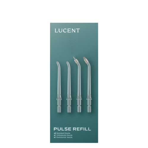 Be Lucent - Pulse Water Flosser Nozzles - Cserélhető Szájzuhany Fejek - 4db