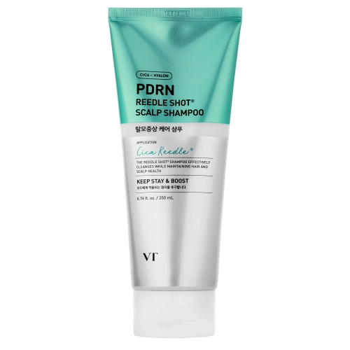 VT Cosmetics - PDRN Reedle Shot Scalp Shampoo - Erősítő Hatású Fejbőrápoló Sampon PDRN-nel - 200ml
