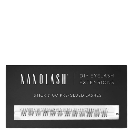 Nanolash - Stick & Go Pre-Glued Lashes - Öntapadó Műszempilla Tincsek - Innocent - 1 csomag