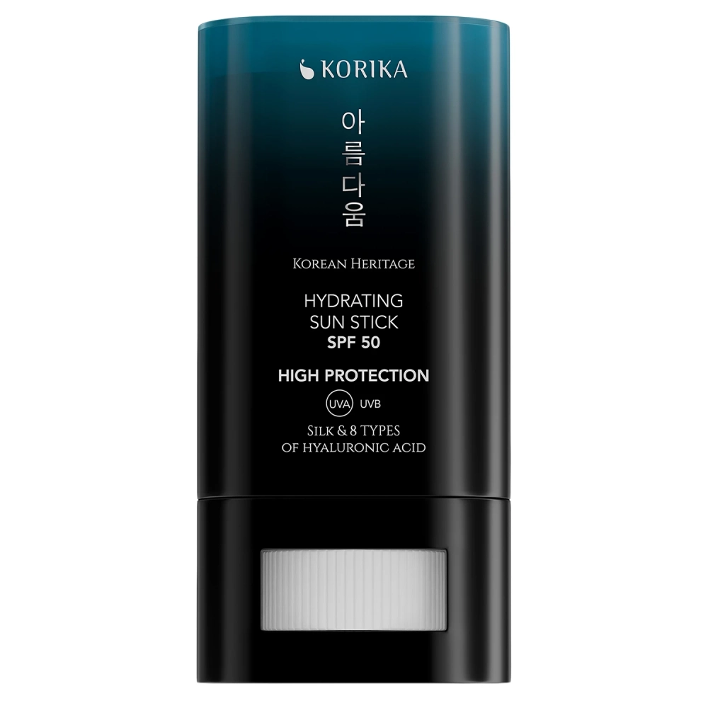 KORIKA - Korean Heritage Silk & 8 Types of Hyaluronic Acid Hydrating Sun Stick SPF 50 - Hidratáló Hatású Fényvédő Stift - 20g