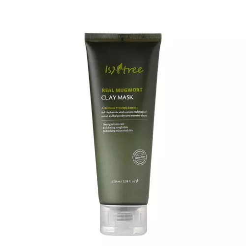 Isntree - Real Mugwort Calming Clay Mask - Agyag Maszk Ürömmel - 100ml