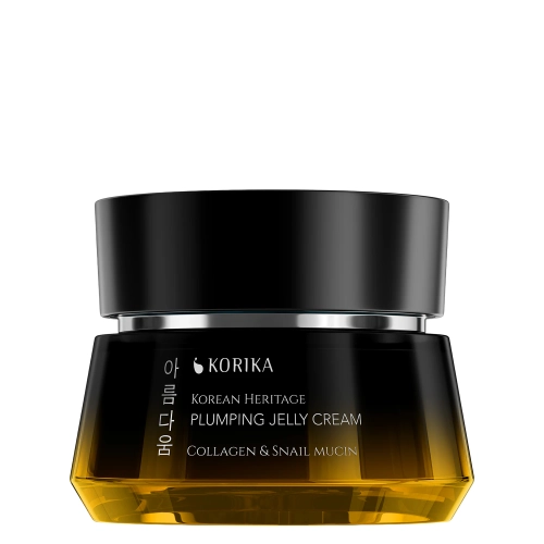 KORIKA - Korean Heritage Collagen & Snail Mucin Plumping Jelly Cream - Szilárdító Gél-Krém Kollagénnel és Csiganyálkával - 50ml