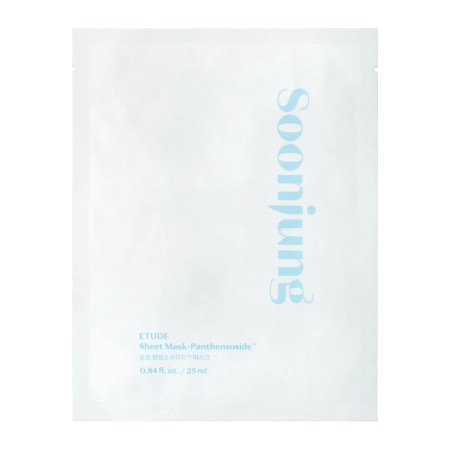 Etude House - Soon Jung Panthensoside Sheet Mask - Bőrnyugtató Fátyolmaszk - 25ml