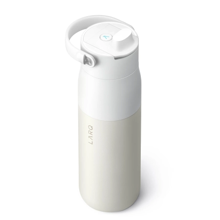 LARQ - Bottle PureVis 2 - Intelligens, Öntisztító Vízszűrő Palack, UV-C Fény - Granite White - 680ml