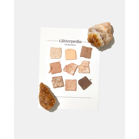 Unleashia - Glitterpedia Eye Palette - Vegán Szemhéjfesték Paletta - 2 All of Brown - 6,6g