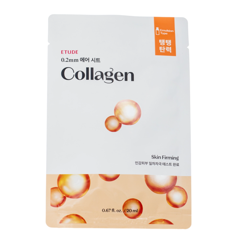 Etude House - 0.2mm Therapy Air Mask - Collagen - Regeneráló Kollagénes Maszk - 20ml