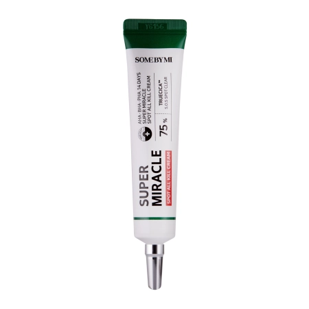 Some By Mi - AHA BHA PHA 14 Days Super Miracle Spot All Kill Cream - Pontszerű Krém Pattanásokra - 30ml