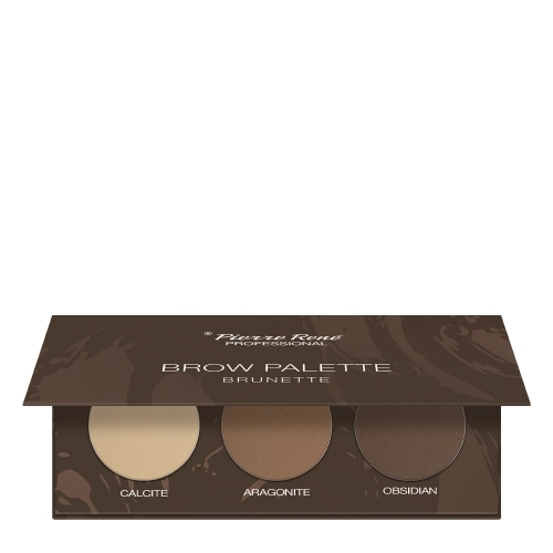 Pierre Rene - Brow Palette - Szemöldök Paletta - 03 Brunette - 3.9g