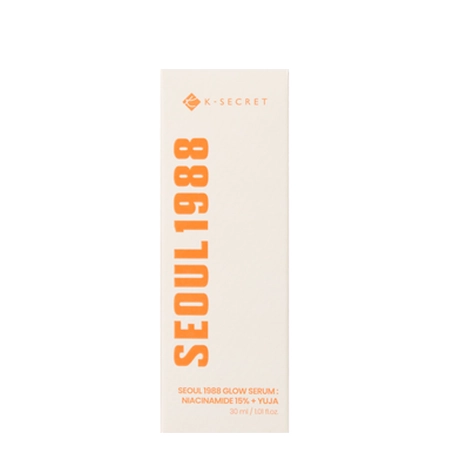 K-SECRET - SEOUL 1988 Glow Serum: Niacinamide 15% + Yuja - Ragyogtató Szérum - 30ml
