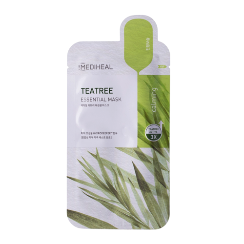 Mediheal - Teatree Essential Mask - Bőrnyugtató Fátyolmaszk - 1db/24ml