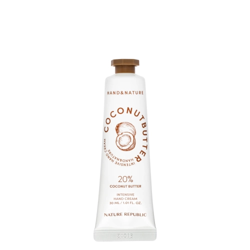 Nature Republic - Hand & Nature Coconut Butter Intensive Hand Cream - Kézkrém - 30ml