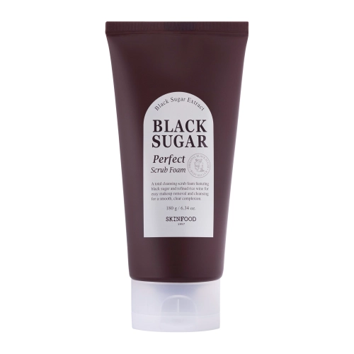 Skinfood - Black Sugar Perfect Scrub Foam - Simító Arclemosó - 180ml