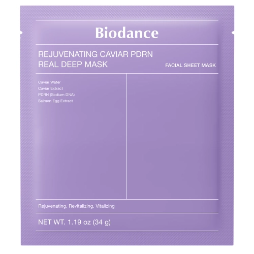 Biodance - Rejuvenating Caviar PDRN Real Deep Mask - Kollagénes Arcmaszk PDRN-nel - 1db/34g