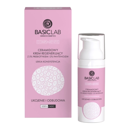 BasicLab - Complementis - Regeneráló Ceramid Krém Prebiotikumokkal és Panthenollal - 50ml